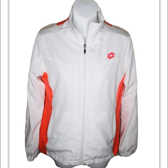 Lotto Natty Tennis Track Jacket Coat White S